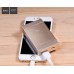 HOCO 4000mAh Power Bank Anti-Wind Cigarette Lighter Aluminium Case - Gold
